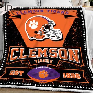 NCAA Clemson Tigers Quilt And Blanket