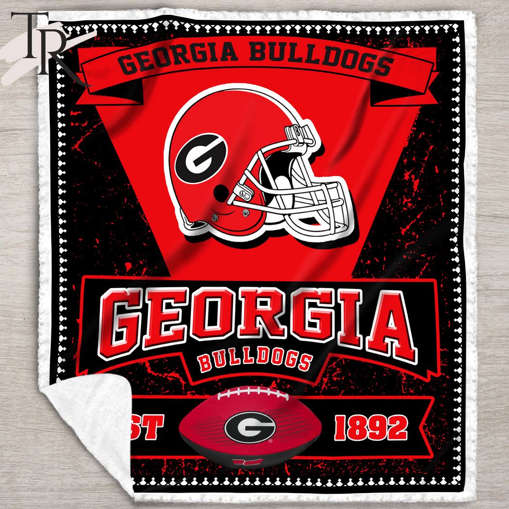 Georgia bulldog online blanket