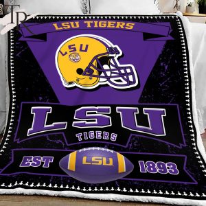 NCAA LSU Tigers Quilt And Blanket