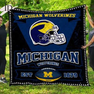 NCAA Michigan Wolverines Quilt And Blanket