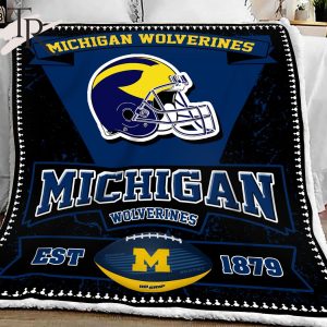 NCAA Michigan Wolverines Quilt And Blanket