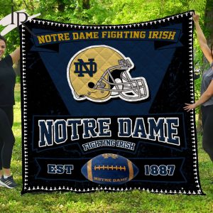 NCAA Notre Dame Fighting Irish Quilt And Blanket