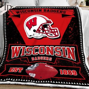 NCAA Wisconsin Badgers Quilt And Blanket