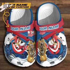 Sydney Roosters Personalized Name 3D Crocs Gift For Nrl Fan