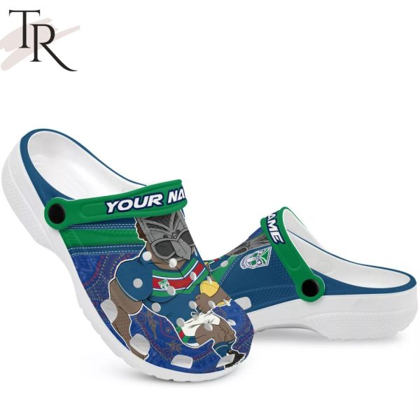 Warriors Personalized Name 3D Crocs Gift For Nrl Fan