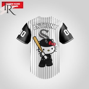 Chicago White Sox Special Hello Kitty Design Baseball Jersey Premium MLB Custom Name – Number