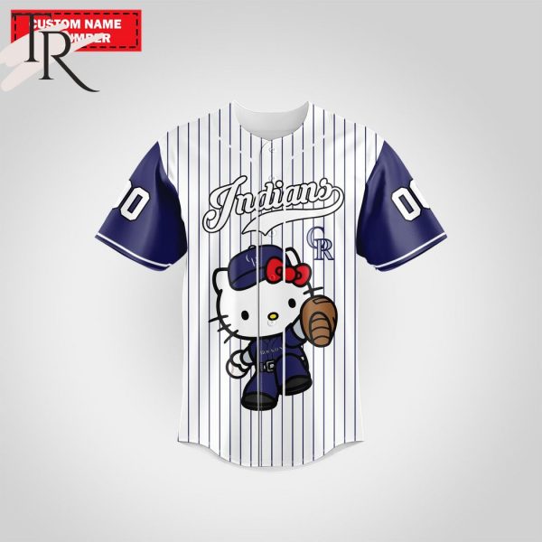 Colorado Rockies Special Hello Kitty Design Baseball Jersey Premium MLB Custom Name – Number