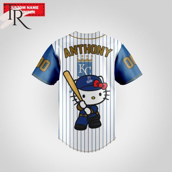 Kansas City Royals Special Hello Kitty Design Baseball Jersey Premium MLB Custom Name – Number