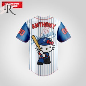 Los Angeles Dodgers Special Hello Kitty Design Baseball Jersey Premium MLB Custom Name – Number