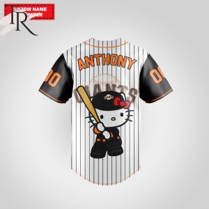 San Francisco Giants Special Hello Kitty Design Baseball Jersey Premium MLB Custom Name – Number