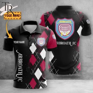 Custom Name Arbroath F.C. Polo Shirt