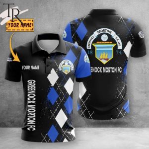 Custom Name Greenock Morton F.C. Polo Shirt