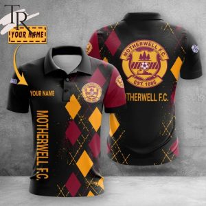 Custom Name Motherwell F.C. Polo Shirt