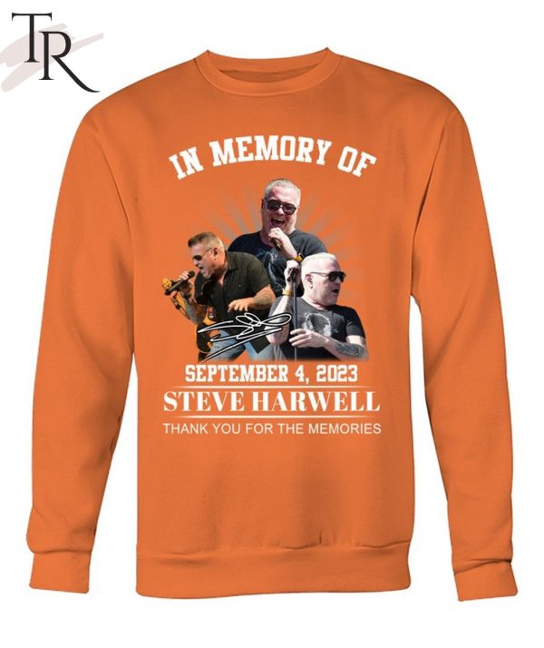 TRENDING] In Memory Of September 4, 2023 Steve Harwell Thank You For The Memories Unisex T-Shirt