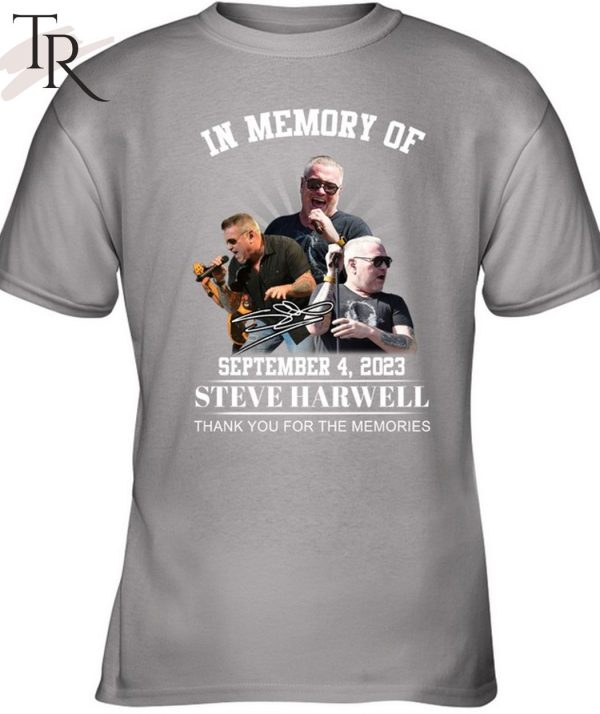 TRENDING] In Memory Of September 4, 2023 Steve Harwell Thank You For The Memories Unisex T-Shirt