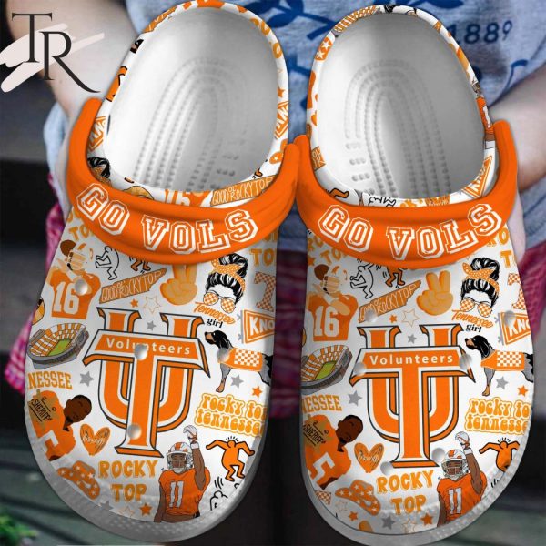 Go Vols Rocky Top Tennessee Volunteers Clogs