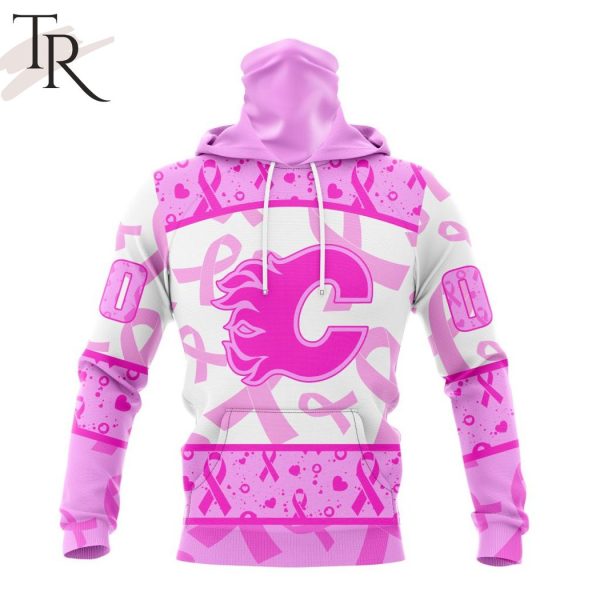 NHL Calgary Flames Special Pink October Breast Cancer Awareness Month Hoodie