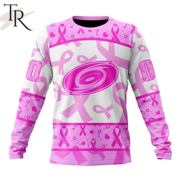 NHL Carolina Hurricanes Special Pink October Breast Cancer Awareness Month Hoodie