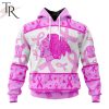 NHL Calgary Flames Special Pink October Breast Cancer Awareness Month Hoodie