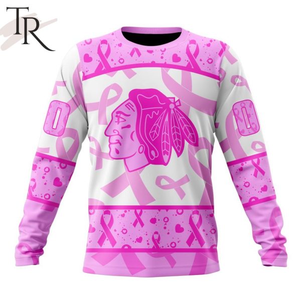 NHL Chicago Blackhawks Special Pink October Breast Cancer Awareness Month Hoodie