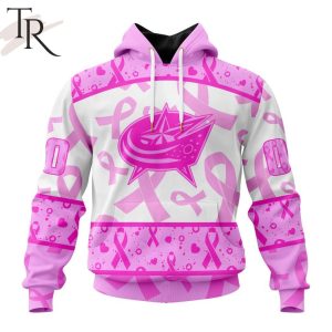 NHL Columbus Blue Jackets Special Pink October Breast Cancer Awareness Month Hoodie