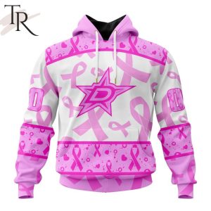 NHL Dallas Stars Special Pink October Breast Cancer Awareness Month Hoodie