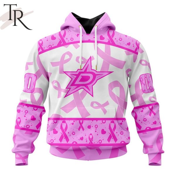 NHL Dallas Stars Special Pink October Breast Cancer Awareness Month Hoodie