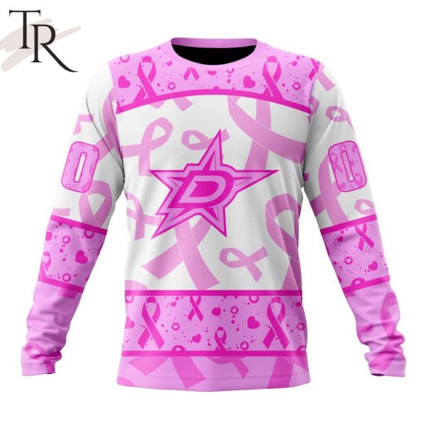 NHL Dallas Stars Special Pink October Breast Cancer Awareness Month Hoodie