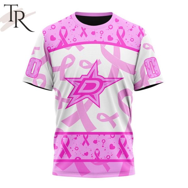 NHL Dallas Stars Special Pink October Breast Cancer Awareness Month Hoodie