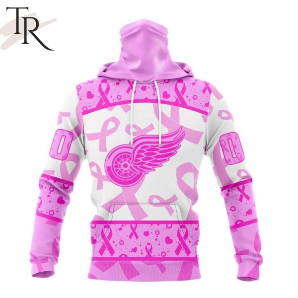 NHL Detroit Red Wings Special Pink October Breast Cancer Awareness Month Hoodie