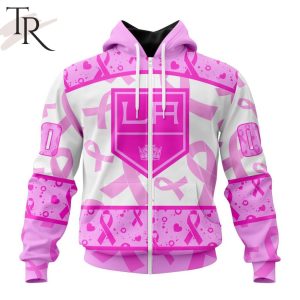 NHL Los Angeles Kings Special Pink October Breast Cancer Awareness Month Hoodie