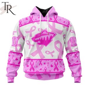 NHL Minnesota Wild Special Pink October Breast Cancer Awareness Month Hoodie