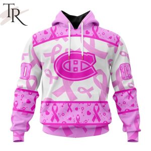 NHL Montreal Canadiens Special Pink October Breast Cancer Awareness Month Hoodie