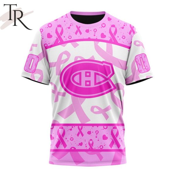 NHL Montreal Canadiens Special Pink October Breast Cancer Awareness Month Hoodie