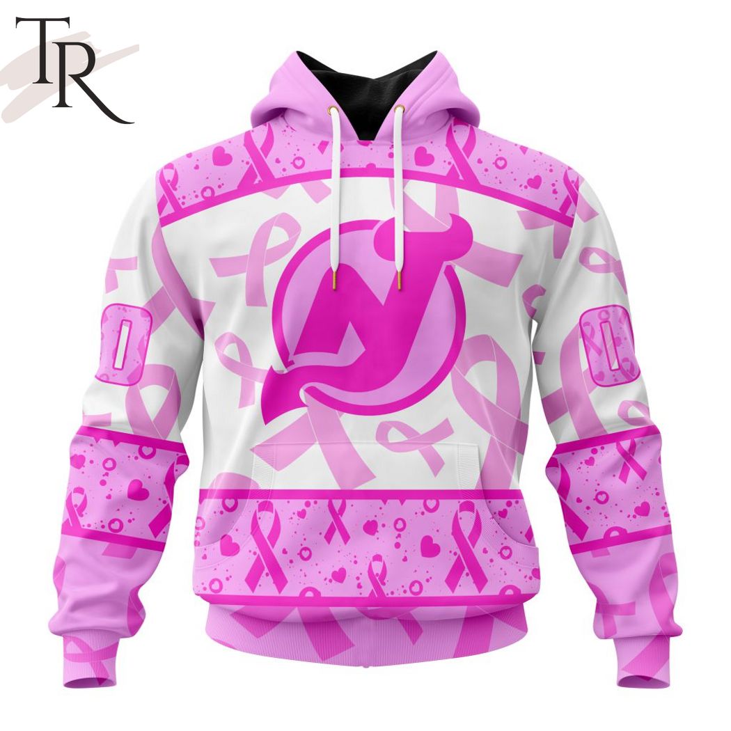 New Jersey Devils NHL Special Pink Breast Cancer Hockey Jersey
