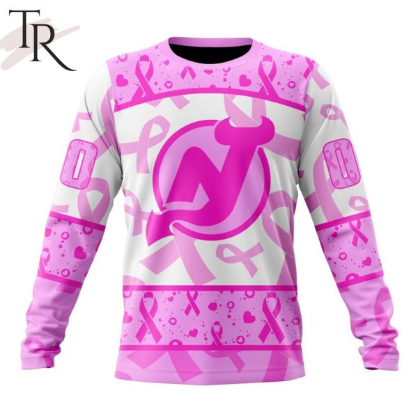 NHL New Jersey Devils Special Pink October Breast Cancer Awareness Month Hoodie