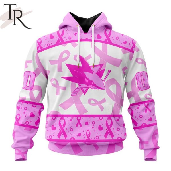 NHL San Jose Sharks Special Pink October Breast Cancer Awareness Month Hoodie