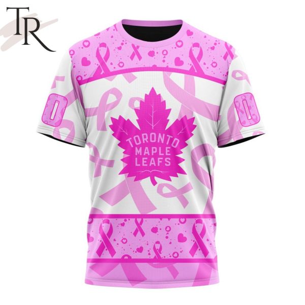 NHL Toronto Maple Leafs Special Pink October Breast Cancer Awareness Month Hoodie