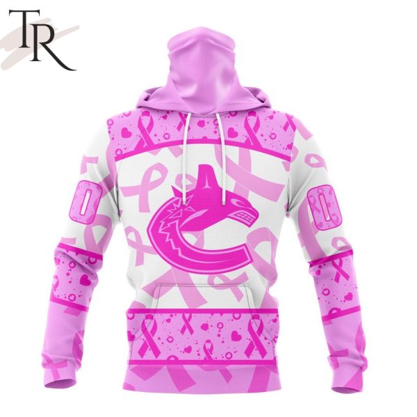 NHL Vancouver Canucks Special Pink October Breast Cancer Awareness Month Hoodie