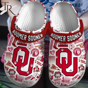 PREMIUM Boomer Sooner University of Oklahoma Clogs