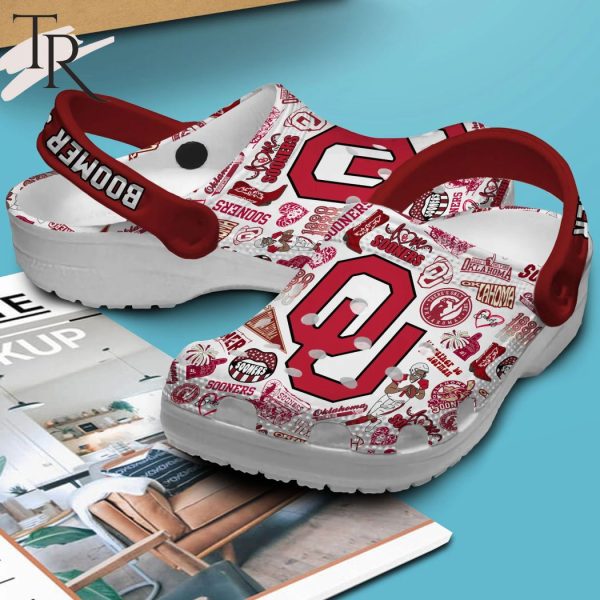 PREMIUM Boomer Sooner University of Oklahoma Clogs