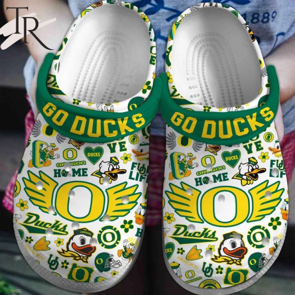 PREMIUM Go Ducks Oregon Ducks Football Clogs