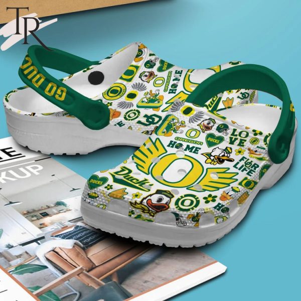 PREMIUM Go Ducks Oregon Ducks Football Clogs