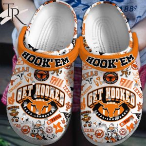 PREMIUM Hook ‘Em Texas Longhorn Get Hooked Clogs