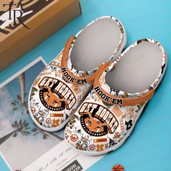 PREMIUM Hook ‘Em Texas Longhorn Get Hooked Clogs