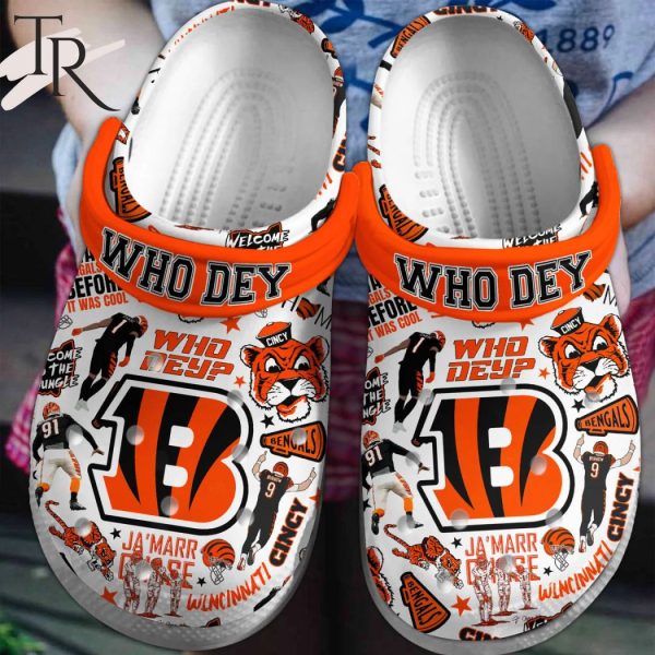 PREMIUM Who Dey Cincinnati Bengals Clogs