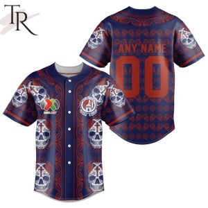 LIGA MX Atletico San Luis Special Dia De Muertos Design Baseball Jersey