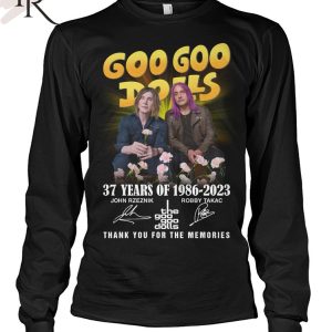 Torunstyle] Goo Goo Dolls 37 Years Of 1986 – 2023 Thank You For The Memories Unisex T-Shirt