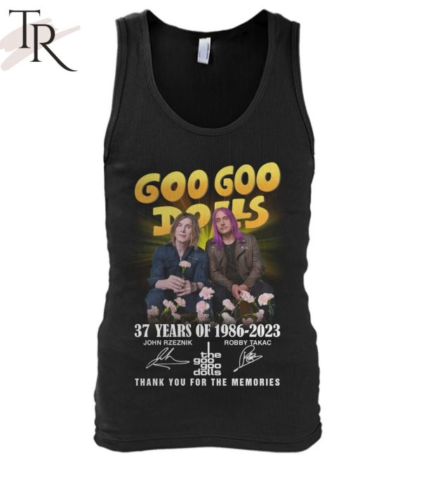 Torunstyle] Goo Goo Dolls 37 Years Of 1986 – 2023 Thank You For The Memories Unisex T-Shirt