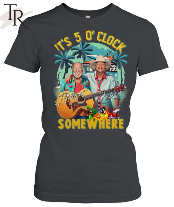 Torunstyle] Jimmy Buffett And Alan Jackson It’s 5 O’Clock Somewhere Unisex T-Shirt